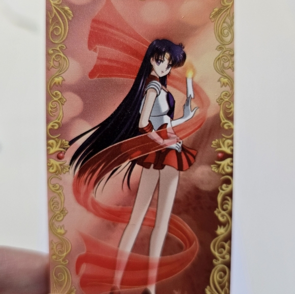 ❤️‍🔥 Sailor Mars Plastic Bookmark - Picture 4 of 7
